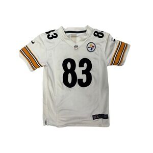 Nike Pittsburgh Steelers Heath Miller #83 Women's M White NFL Football Jersey